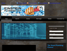 Tablet Screenshot of einsteinplumbingusa.com